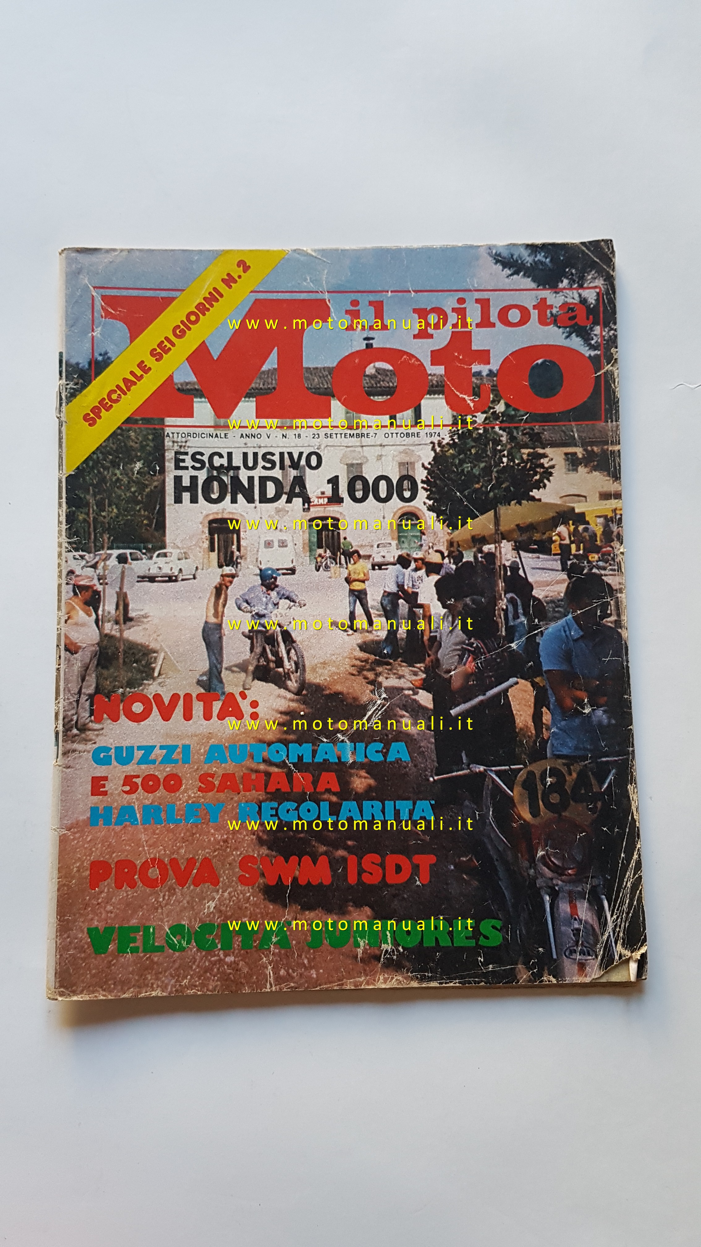 Il Pilota Moto rivista n.18 1974 prova SWM 125 ES