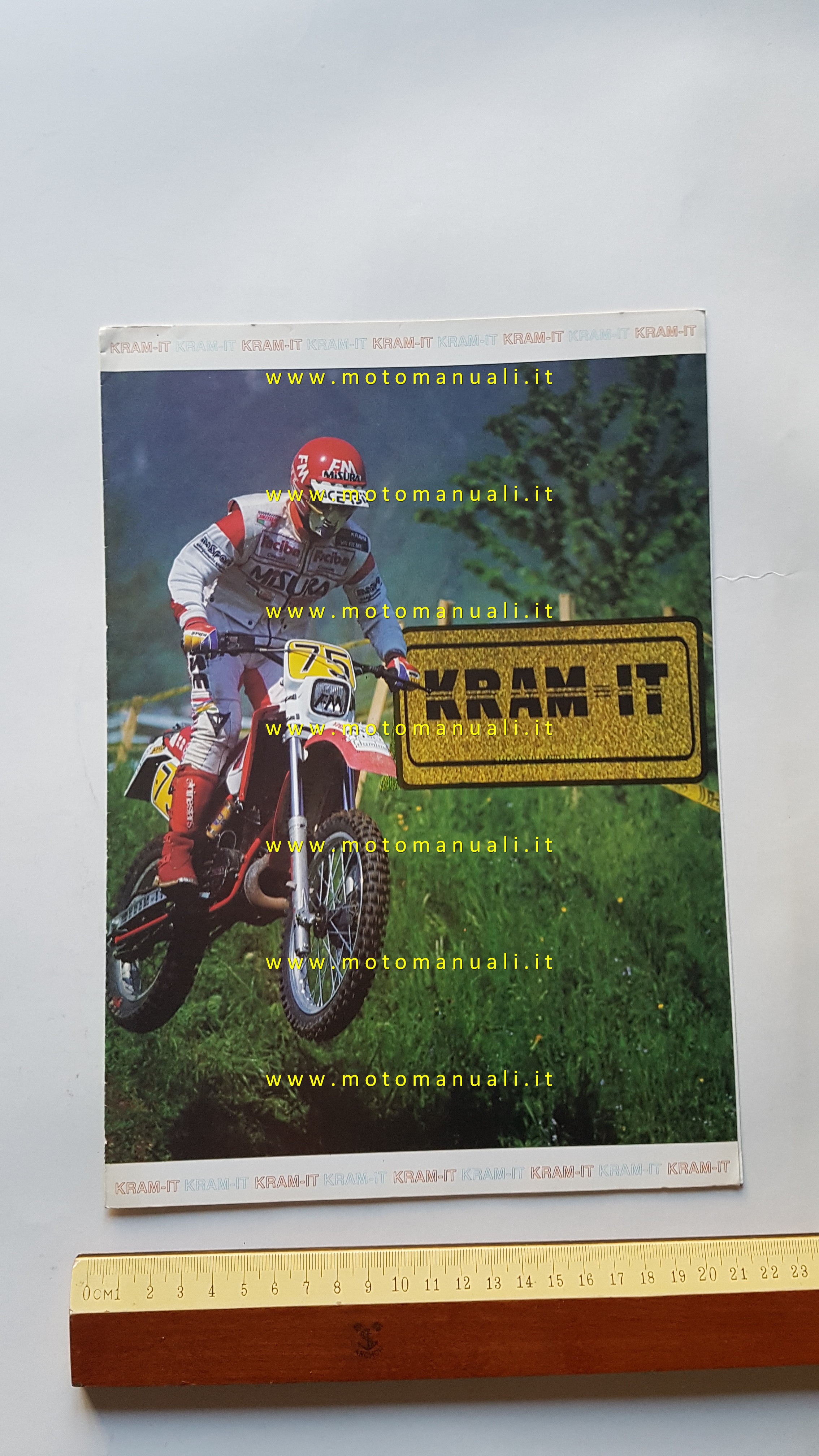  KRAM-IT produzione modelli Enduro Cross 50-300 1987 depliant originale italiano