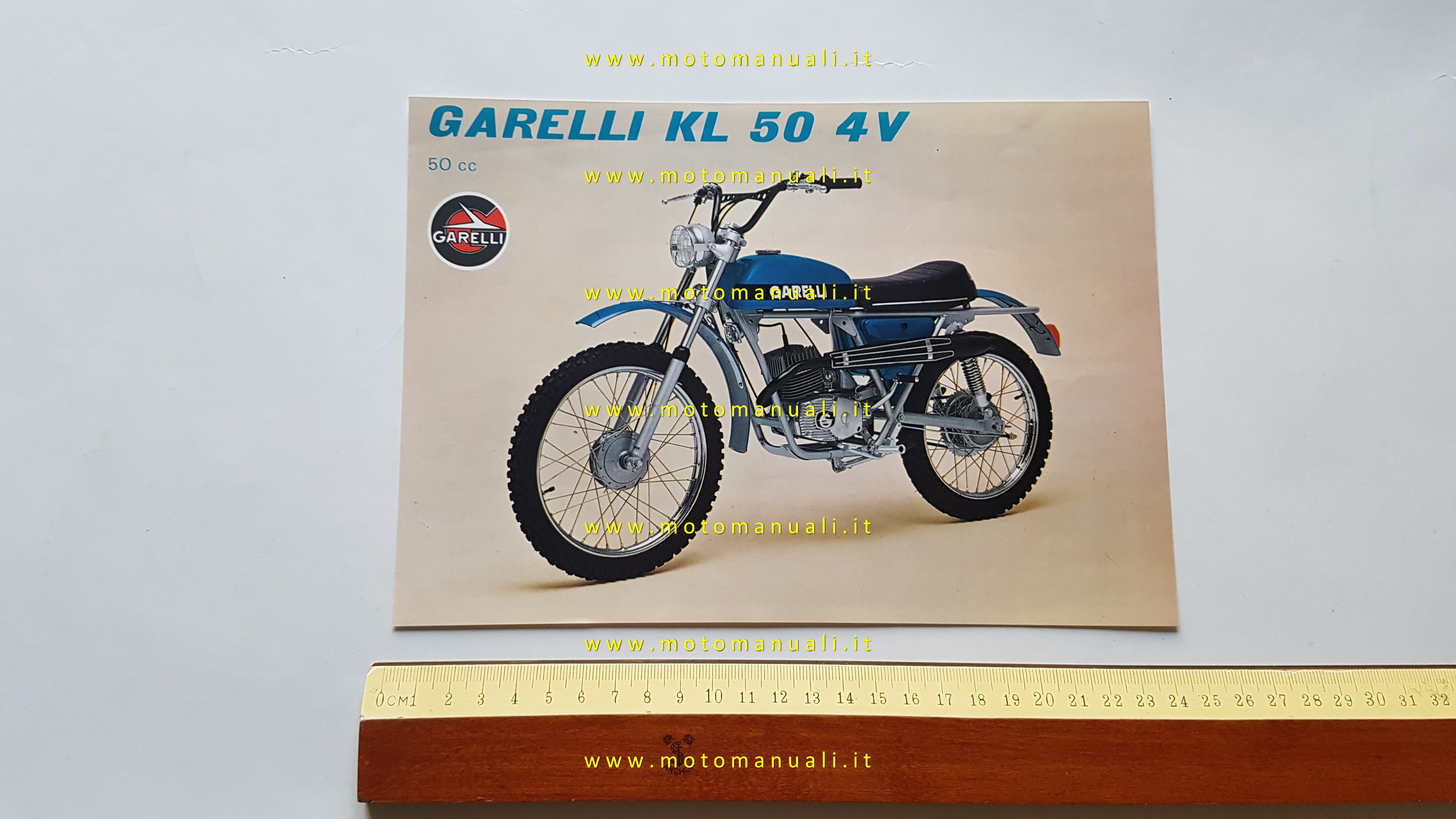  Garelli KL 50 4V 1971 depliant originale
