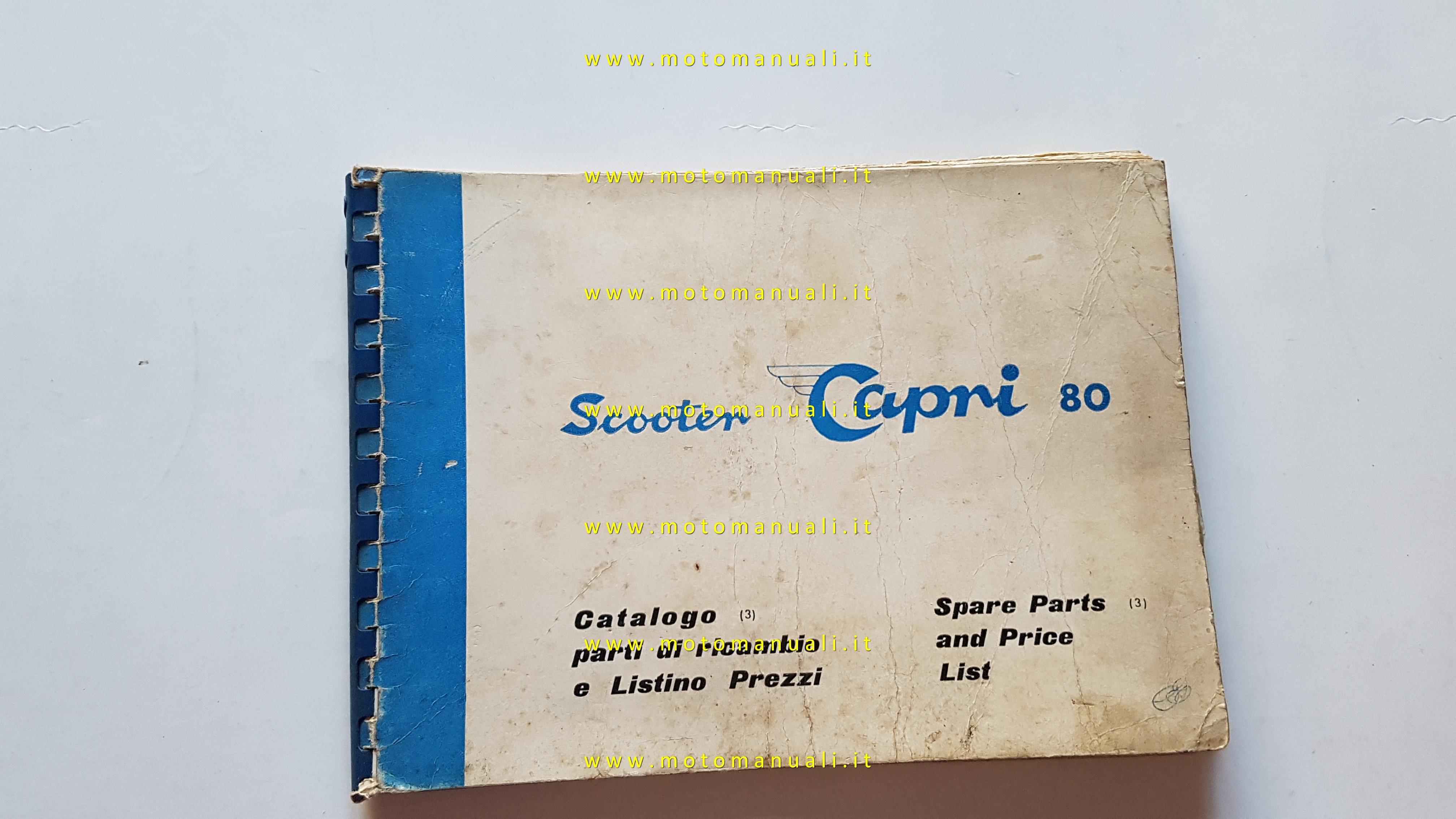 Agrati Capri 80 scooter catalogo ricambi originale