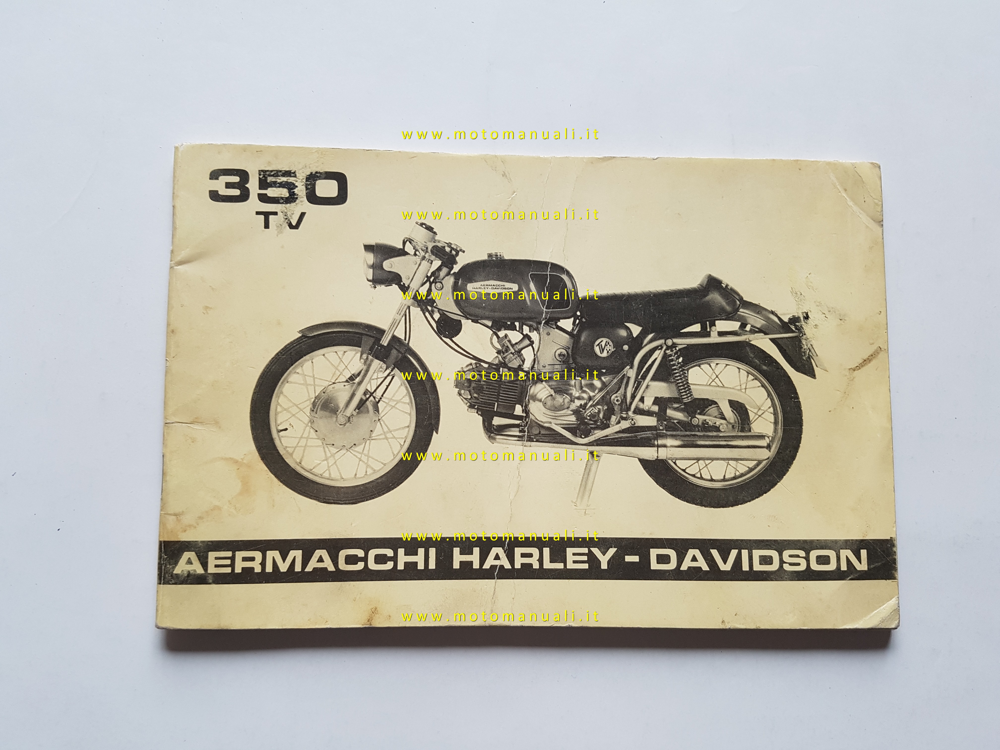 Aermacchi Harley-Davidson TV 350 1971 manuale uso manutenzione originale