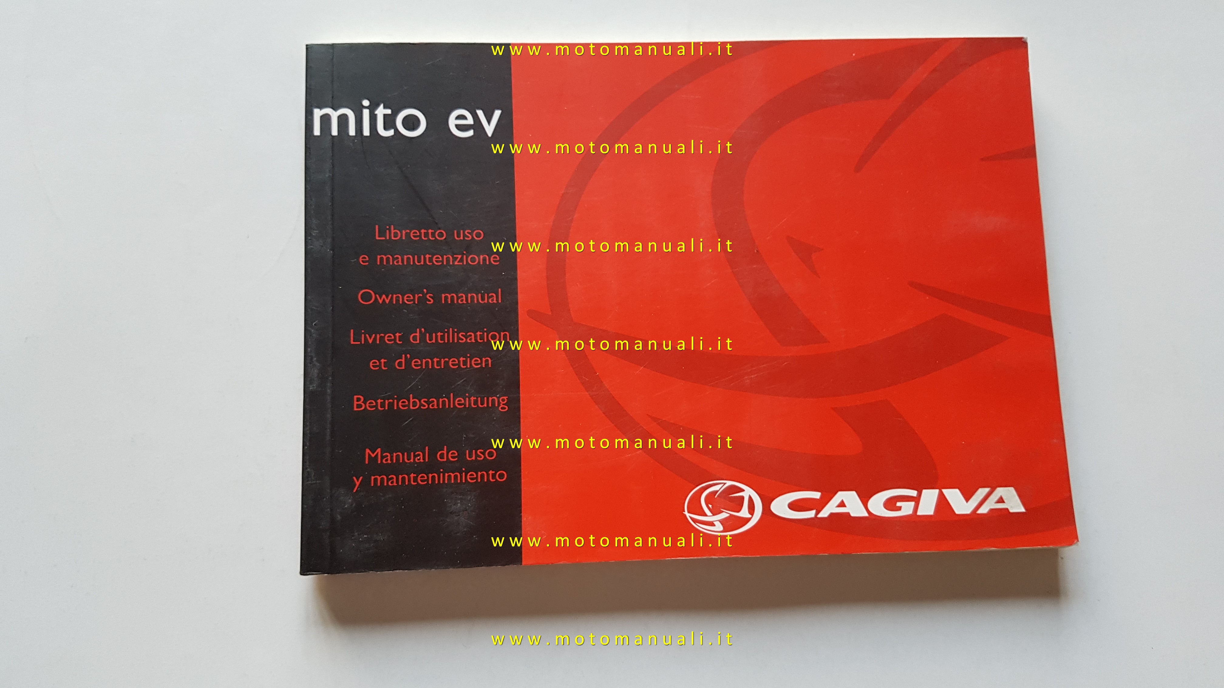 Cagiva Mito EV 125 manuale uso manutenzione italiano originale