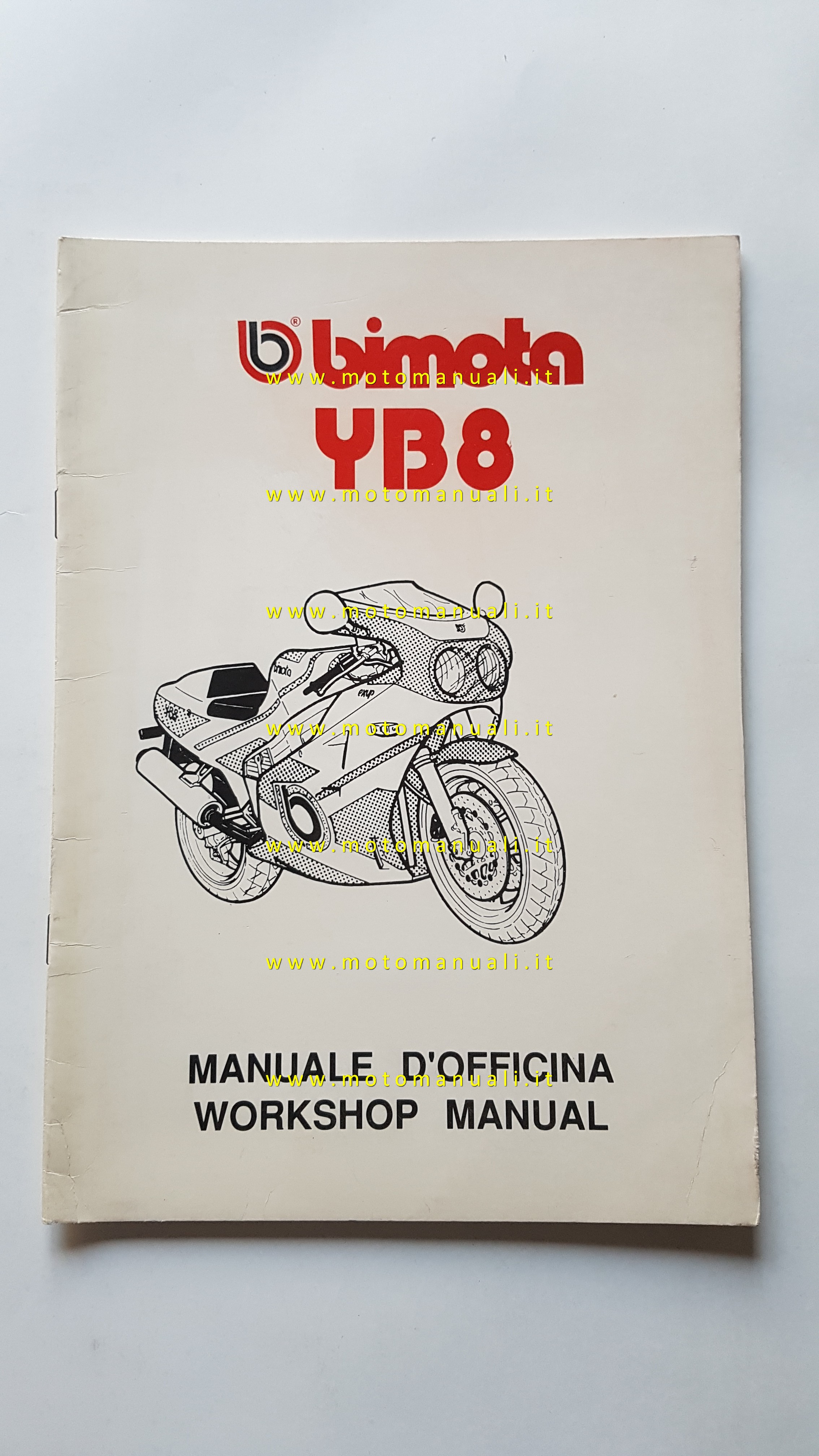Bimota YB8 manuale officina originale workshop manual
