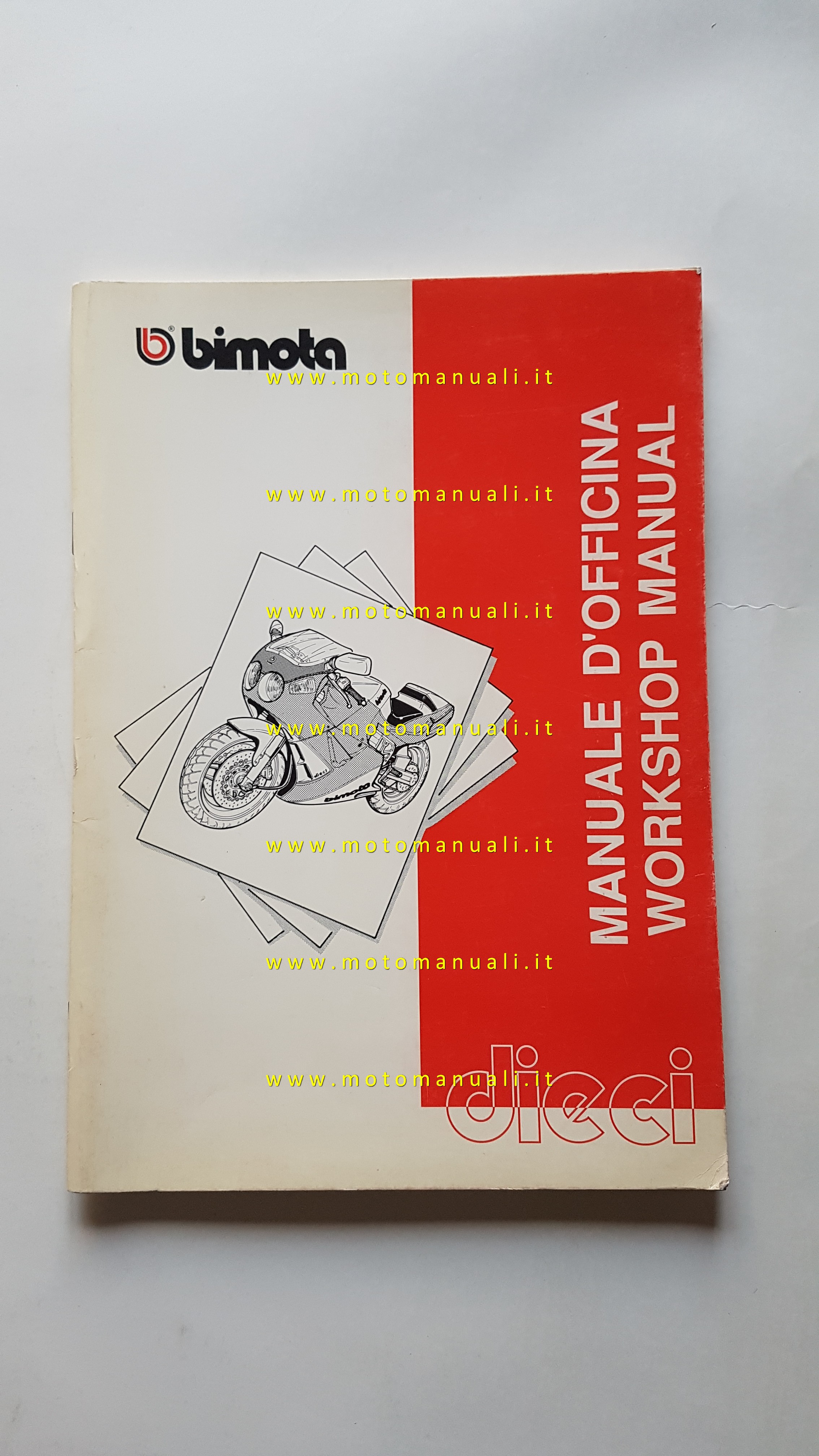 Bimota Dieci manuale officina originale workshop manual