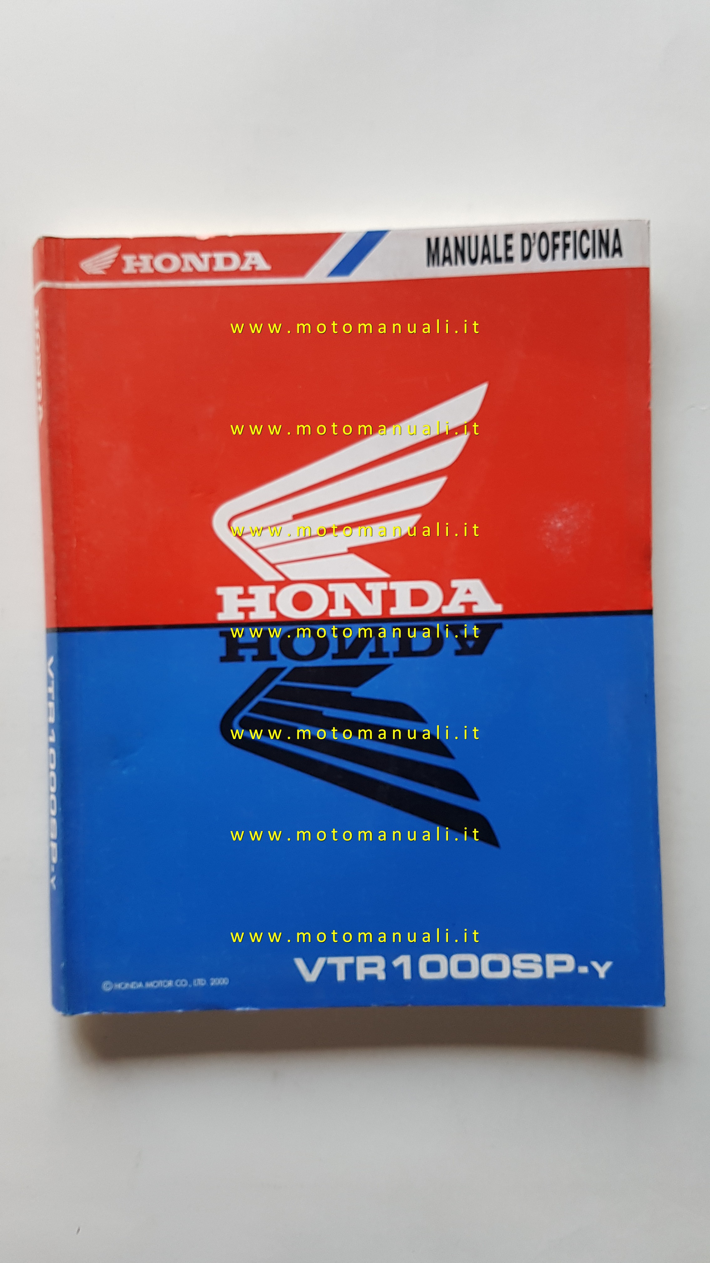 Honda VTR 1000 SP 2000 manuale officina originale italiano workshop manual