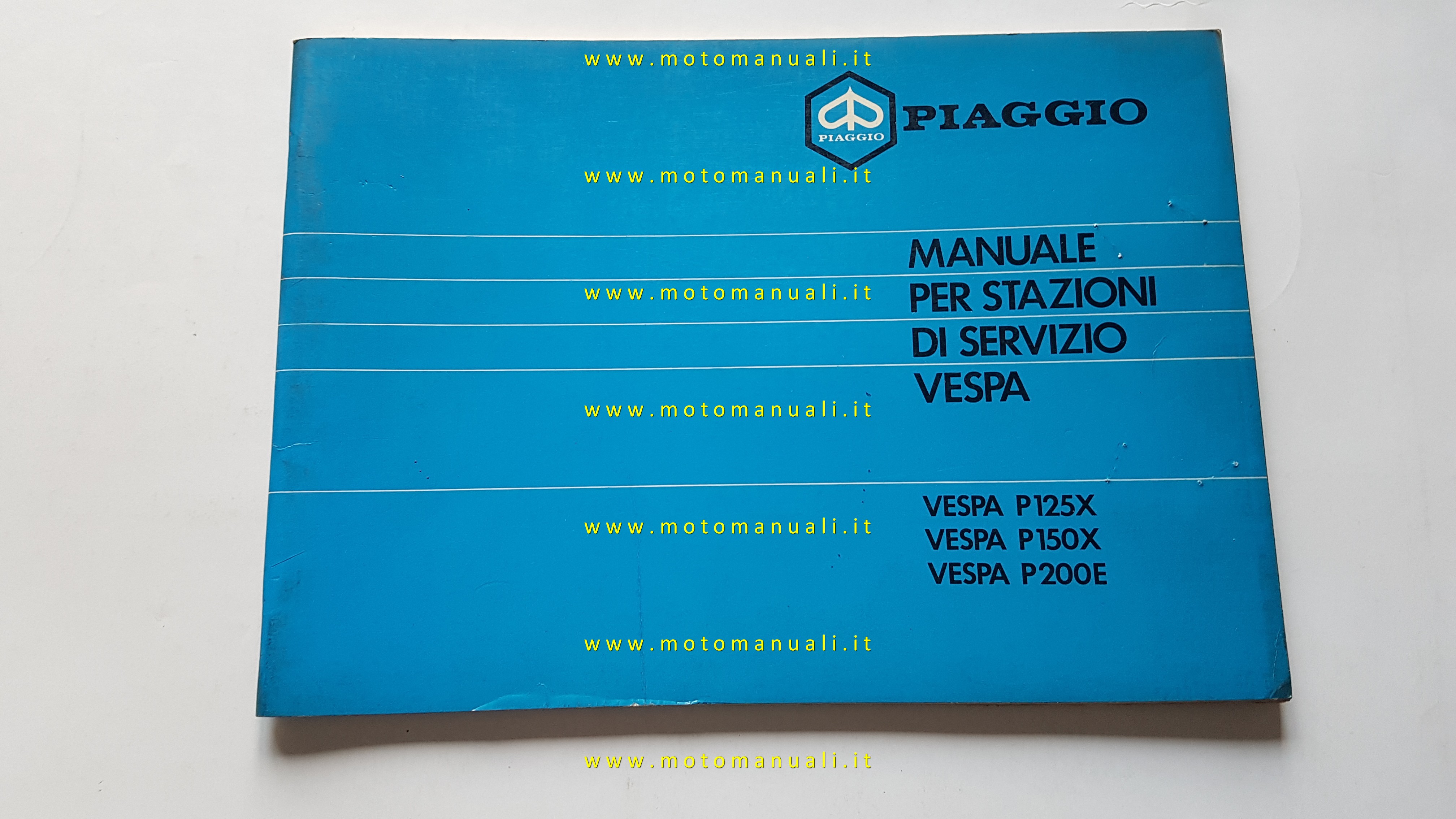 Piaggio Vespa PX 125 - 150 - 200 1979 manuale officina riparazione originale