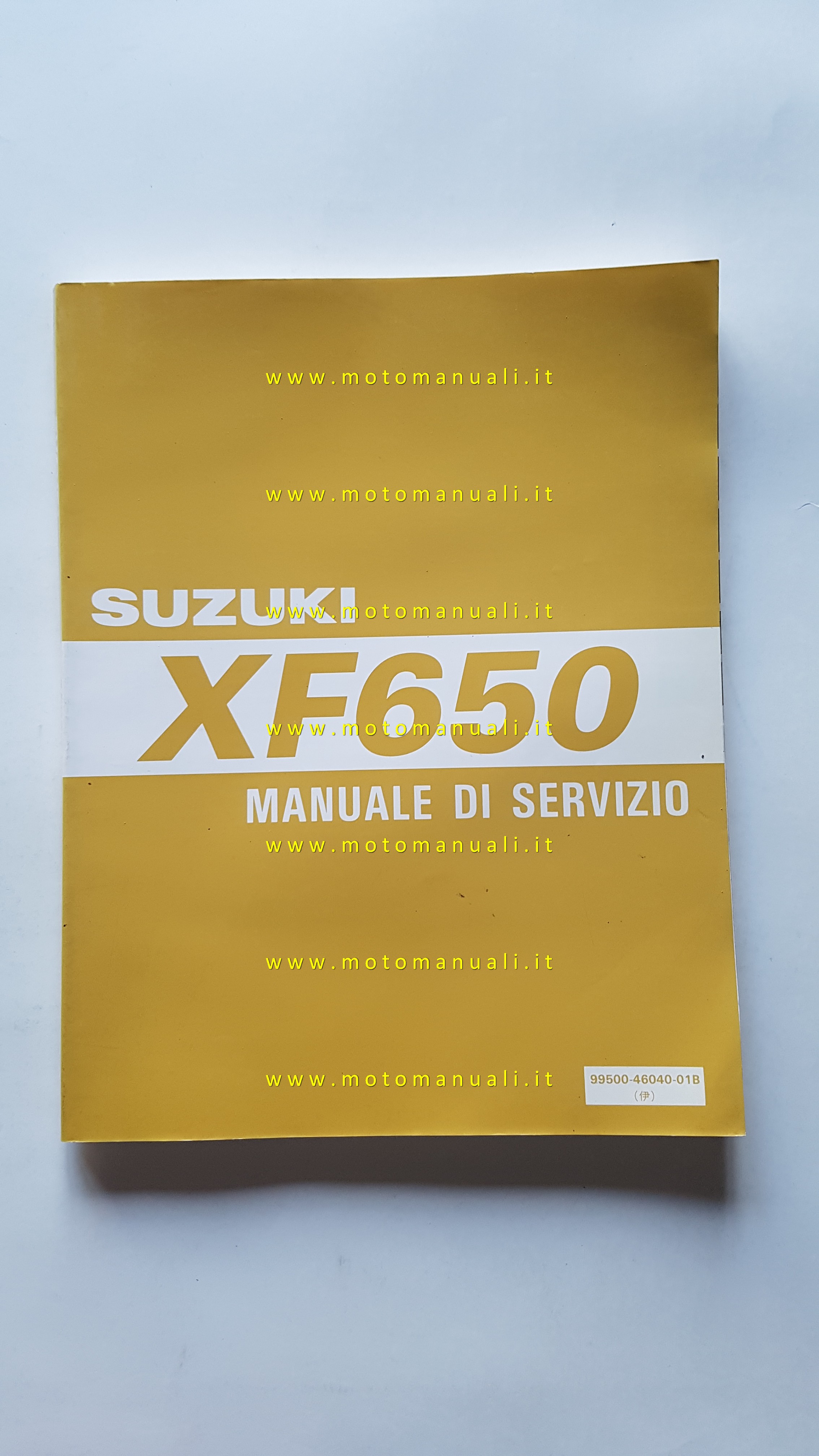 Suzuki XF 650 1997 manuale officina originale ITALIANO