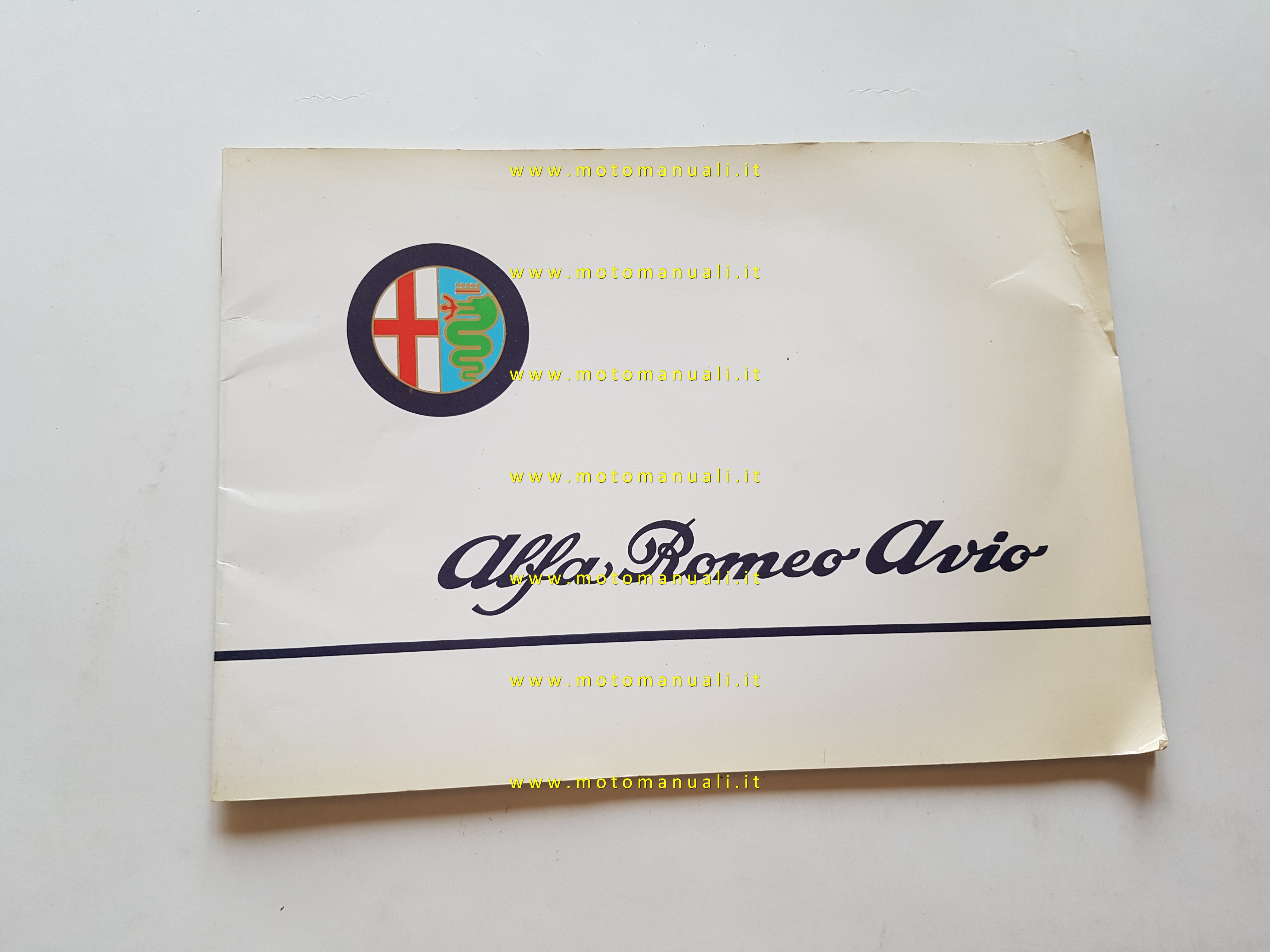 Alfa Romeo Avio Aeronautica depliant catalogo presentazione aziendale originale