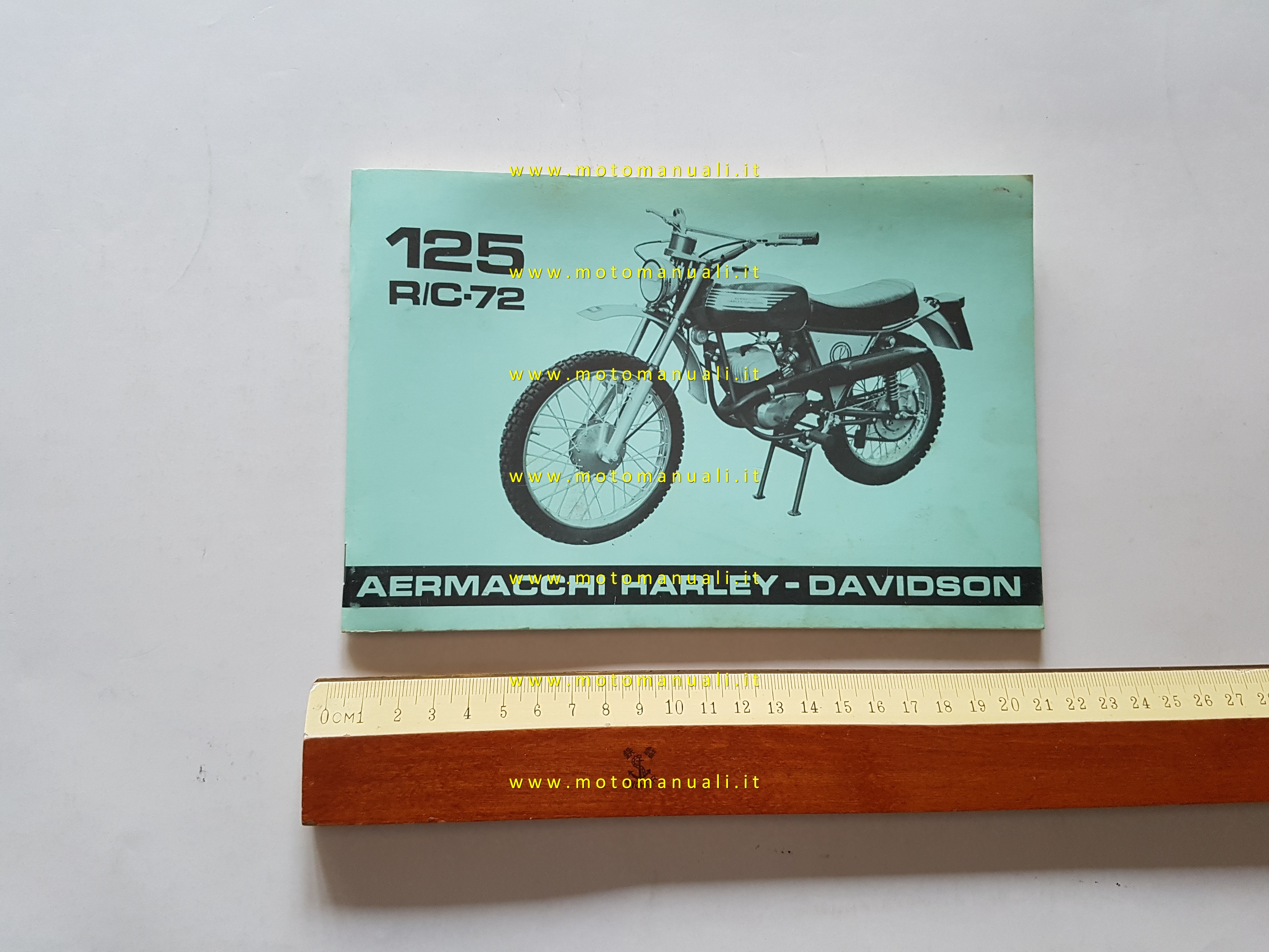 Aermacchi Harley-Davidson RC 125 1972 manuale uso ITALIANO originale