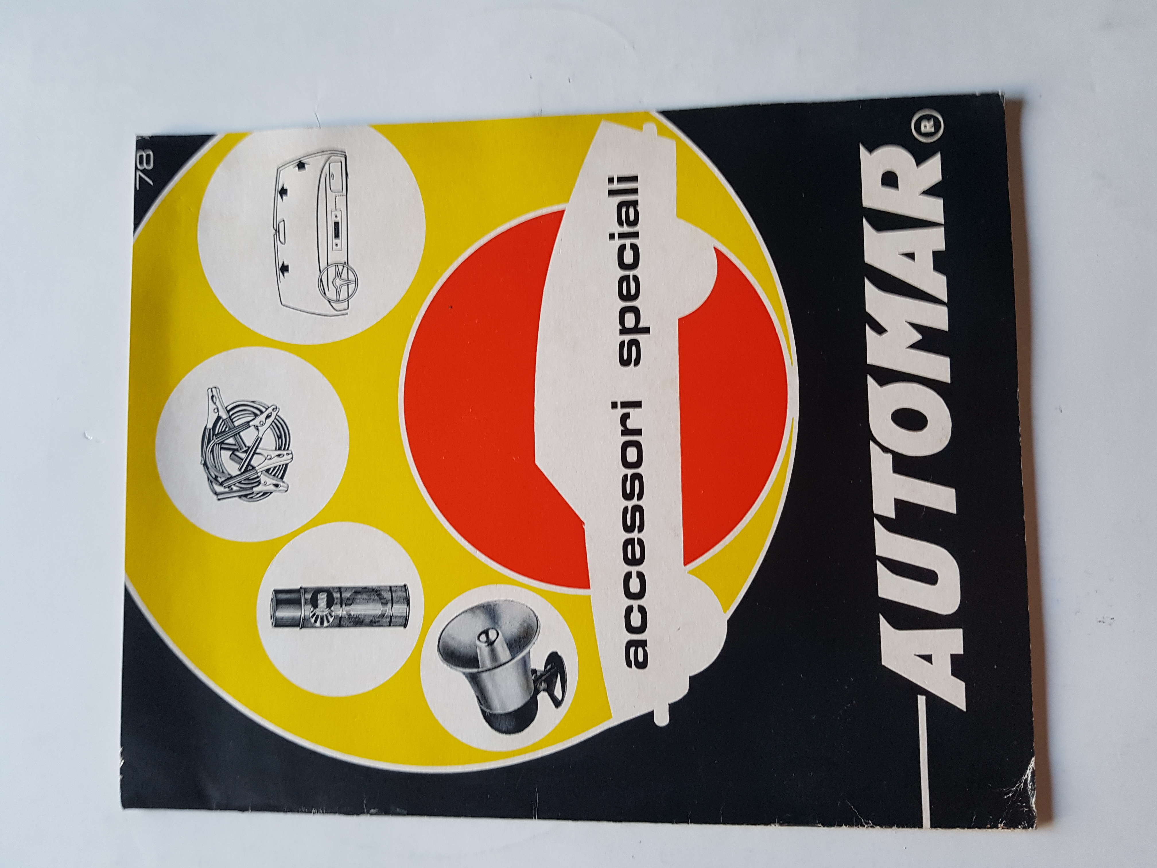 Spare parts catalogs: AUTOMAR accessori speciali auto trombe bitonali  clacson originale anni 70
