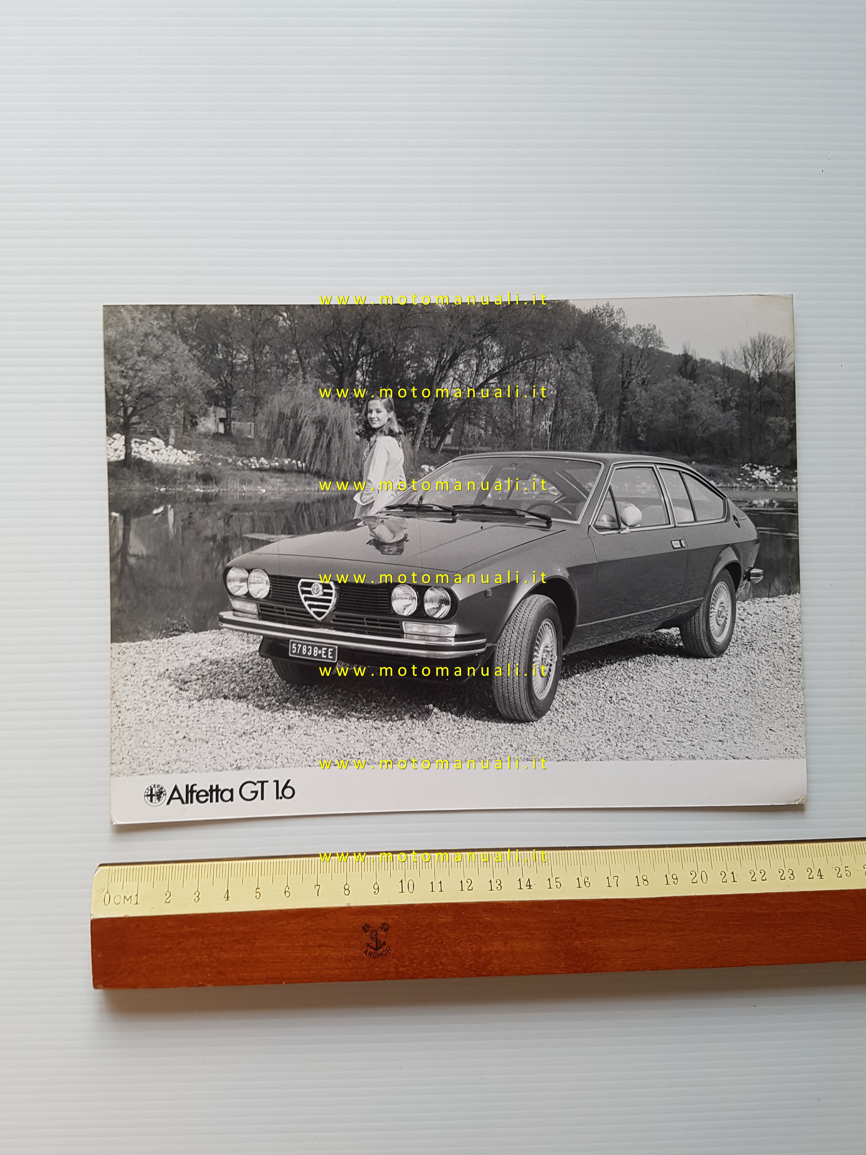 Alfa Romeo Alfetta GT 1.6 foto cartella stampa originale