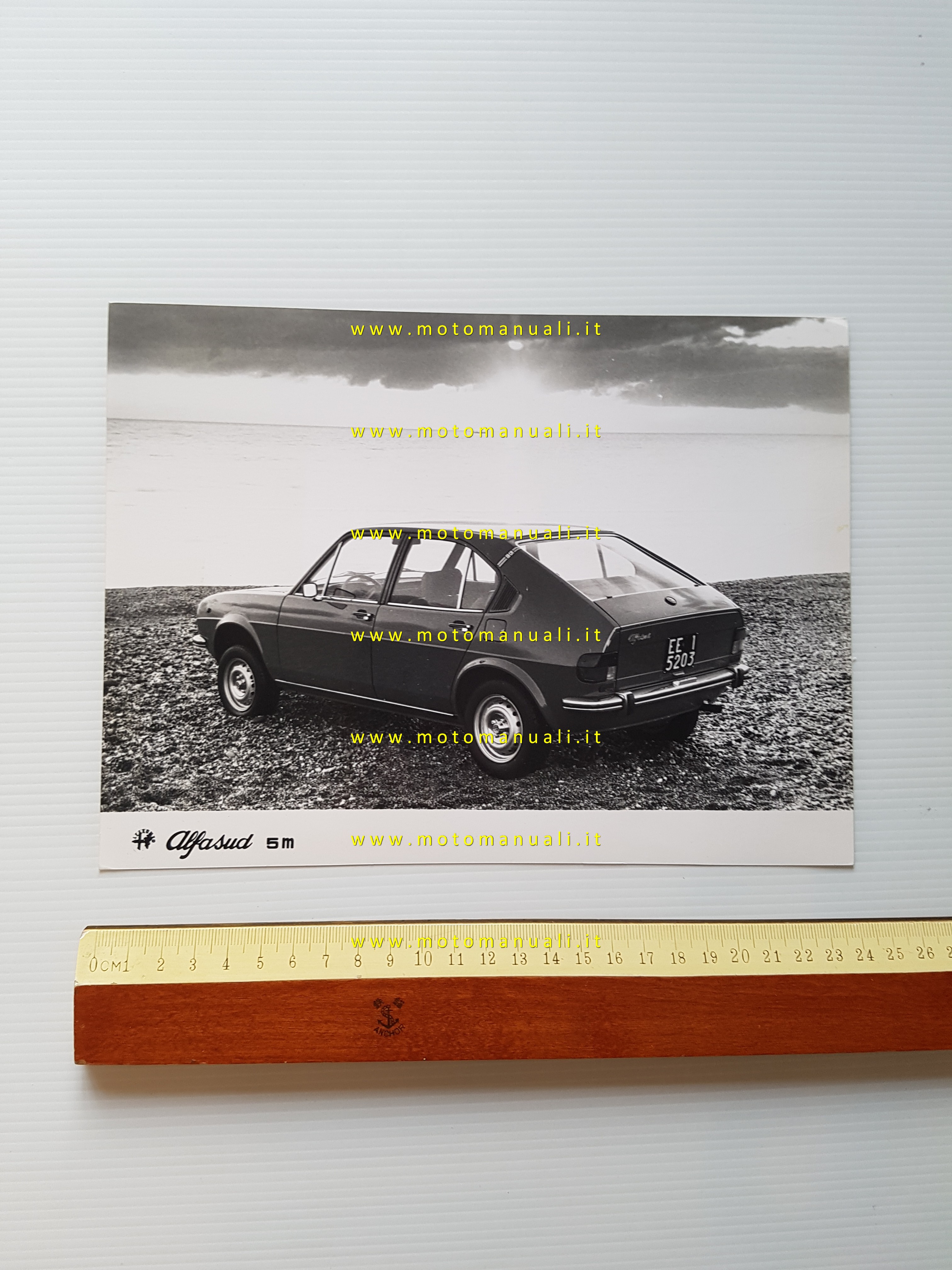 Alfa Romeo Alfasud 5M foto cartella stampa originale