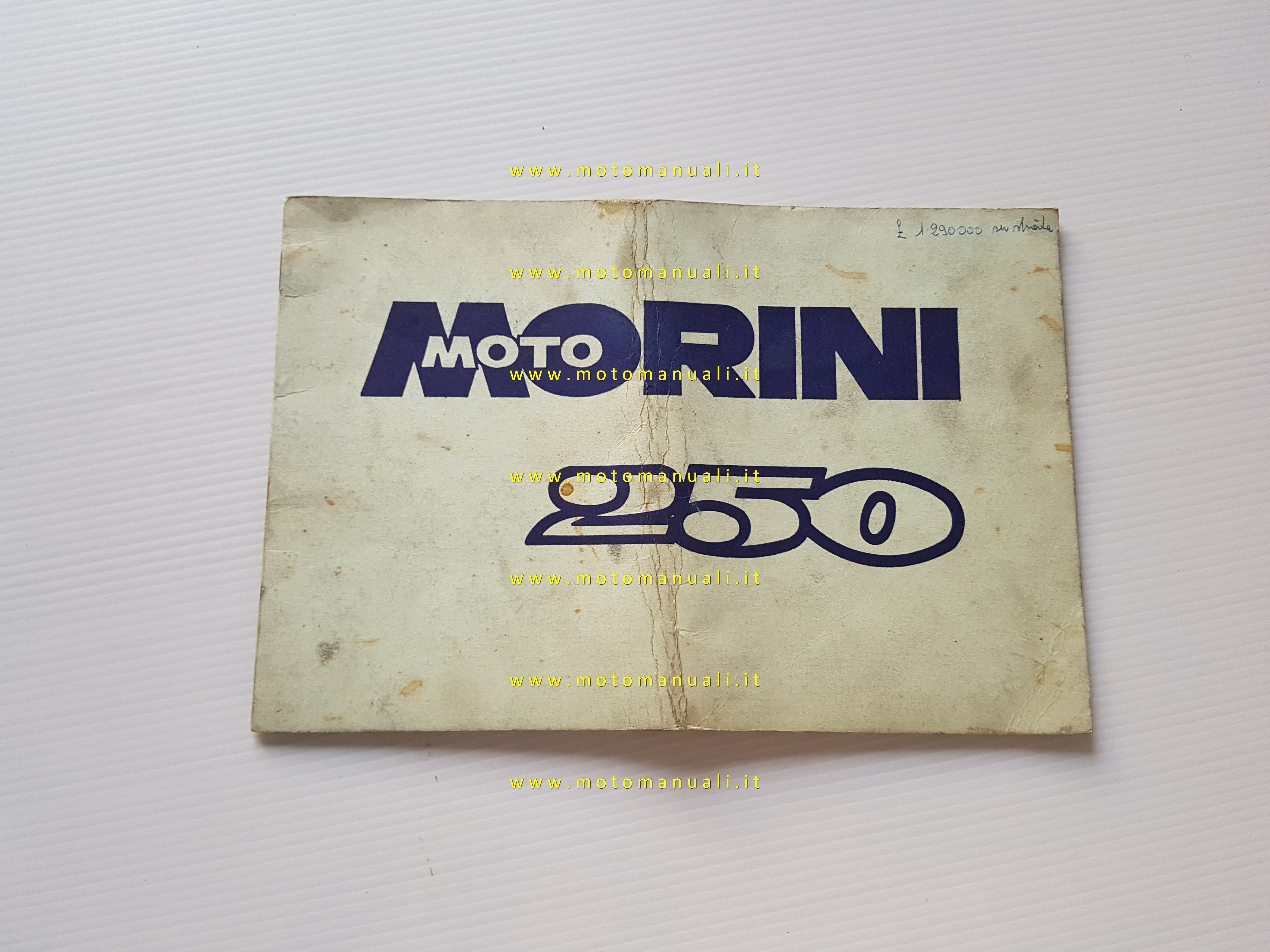 Owners manuals: Moto Morini 250 mono 1977 manuale uso manutenzione ...