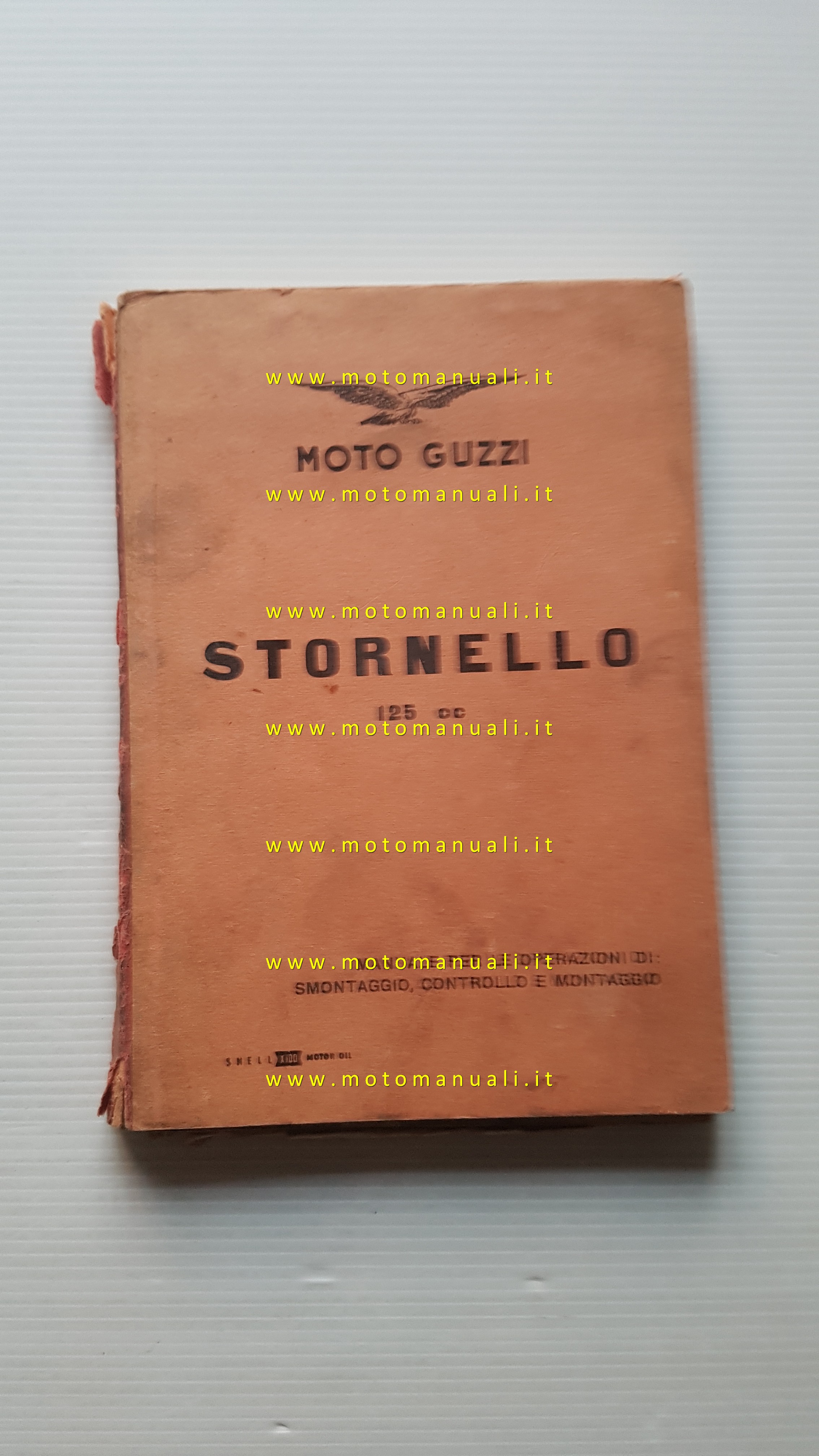 Moto Guzzi Stornello 125 1960 manuale officina originale workshop manual