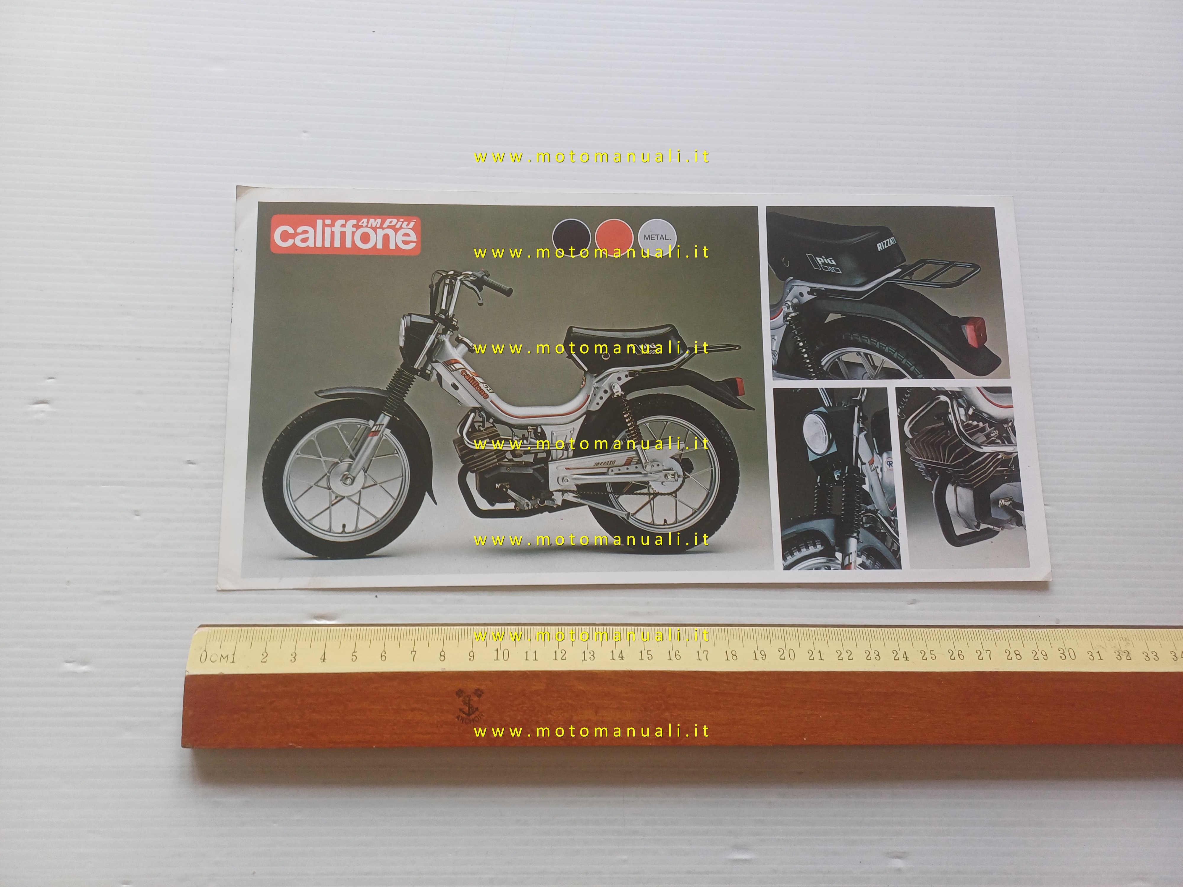 Depliant Rizzato 50 Califfone Piu 4M depliant italiano originale