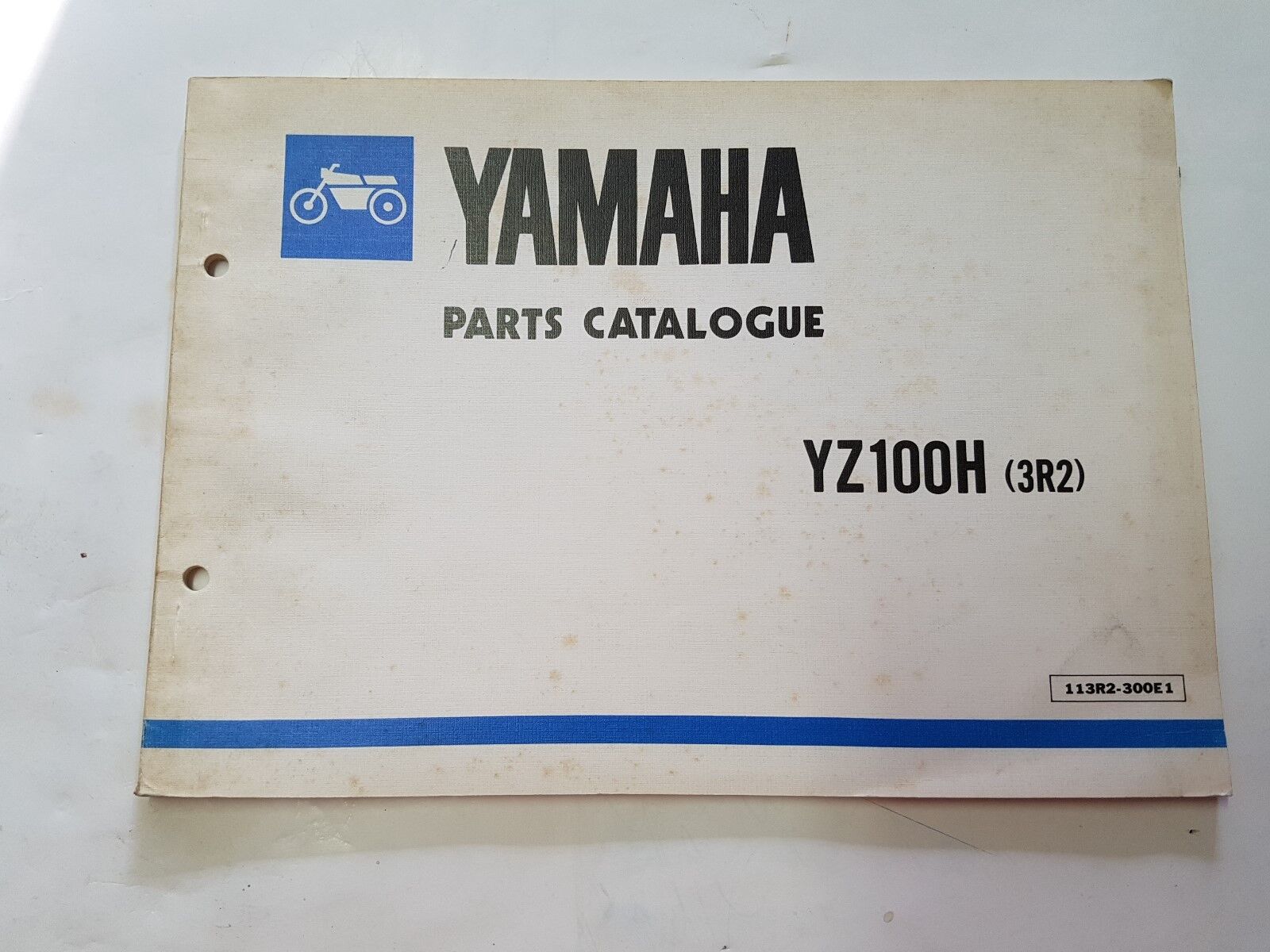 Yamaha YZ 100 H 1980 catalogo ricambi originale spare parts catalog