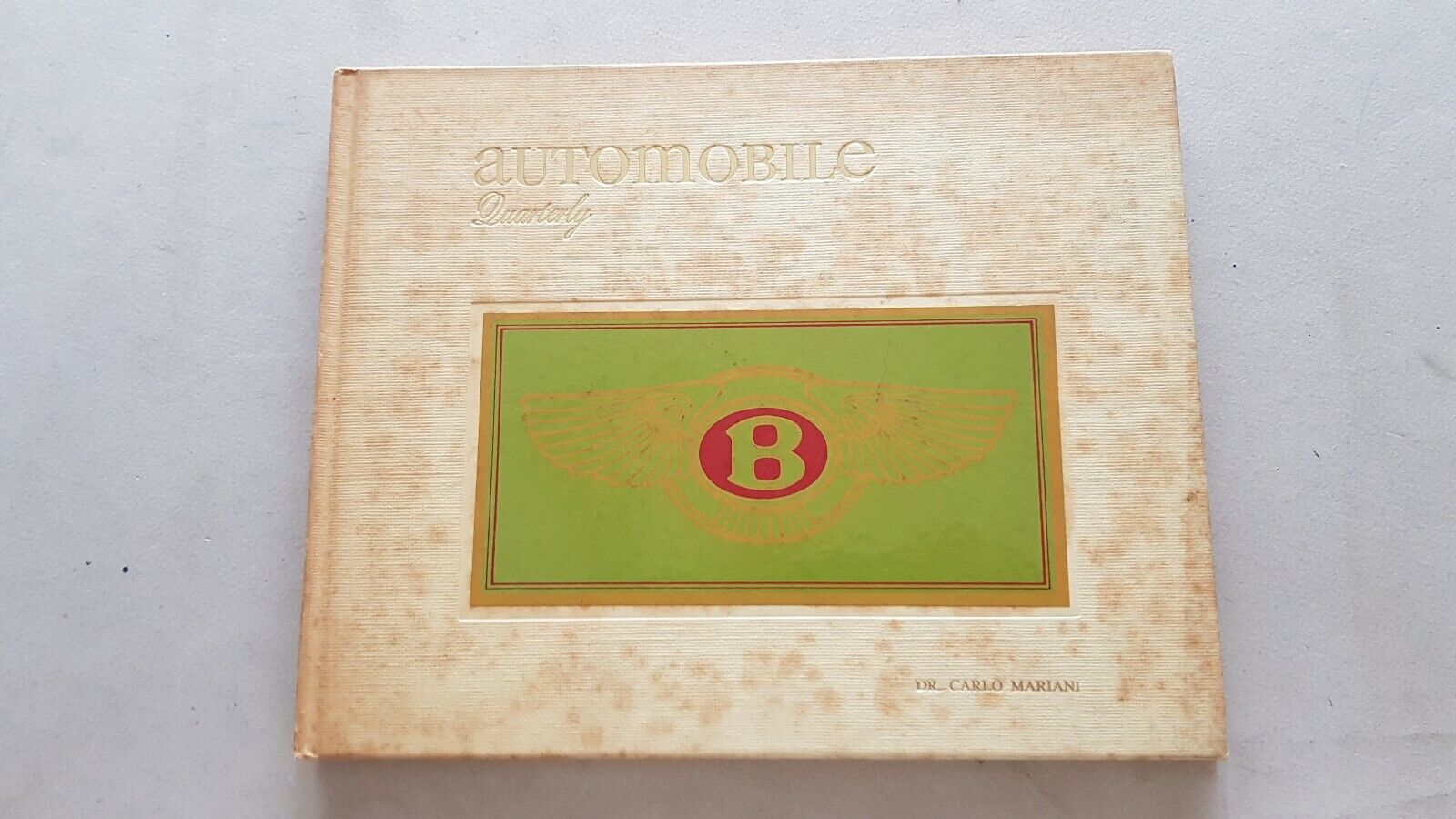 Automobile Quarterly - Spring 1968 - storia Bentley - libro auto epoca originale