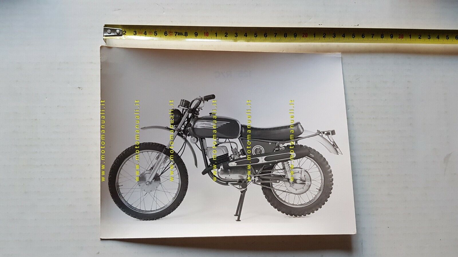 Aermacchi Harley Davidson 125 R/C 1971 foto cartella stampa no depliant  