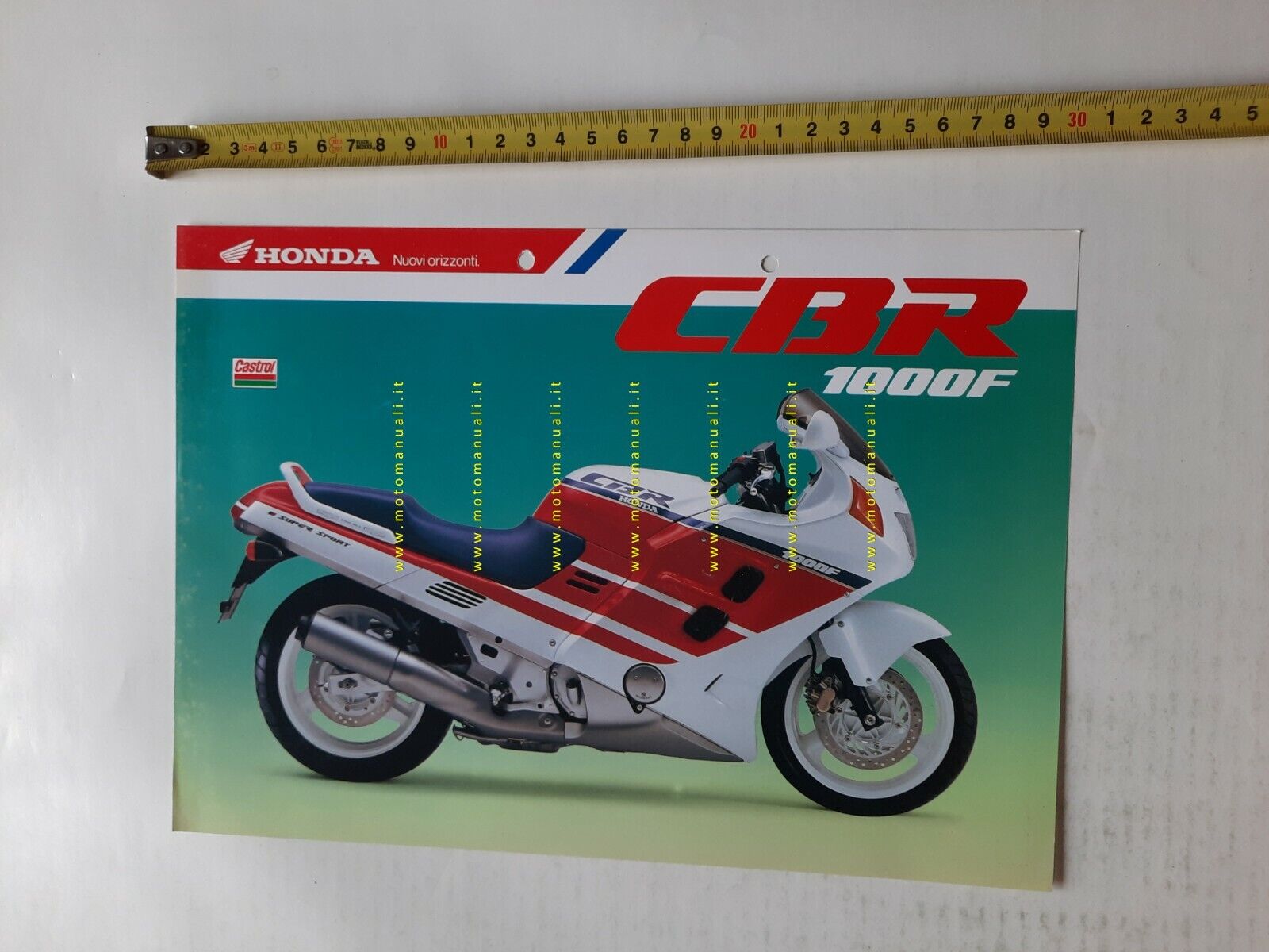 Honda CBR 1000 F 1988 89 depliant italiano moto originale brochure