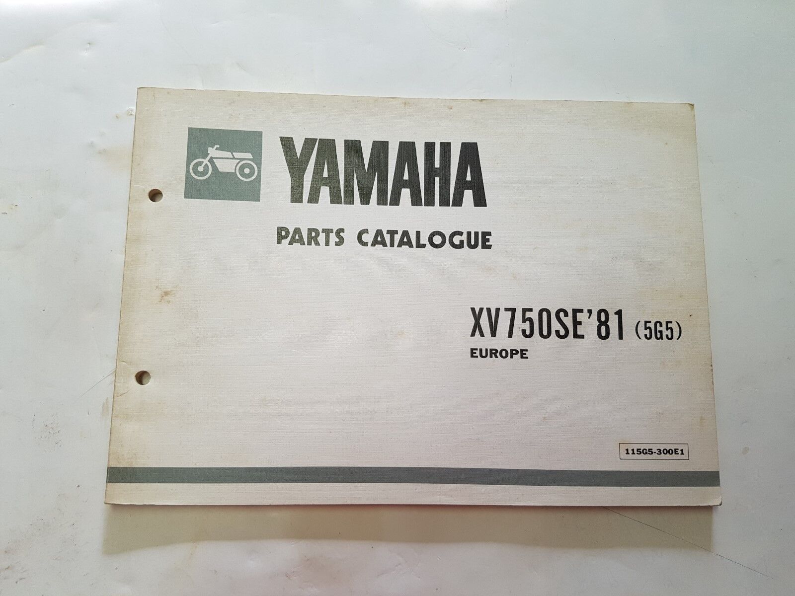 Yamaha XV 750 SE 1981 catalogo ricambi originale spare parts catalog