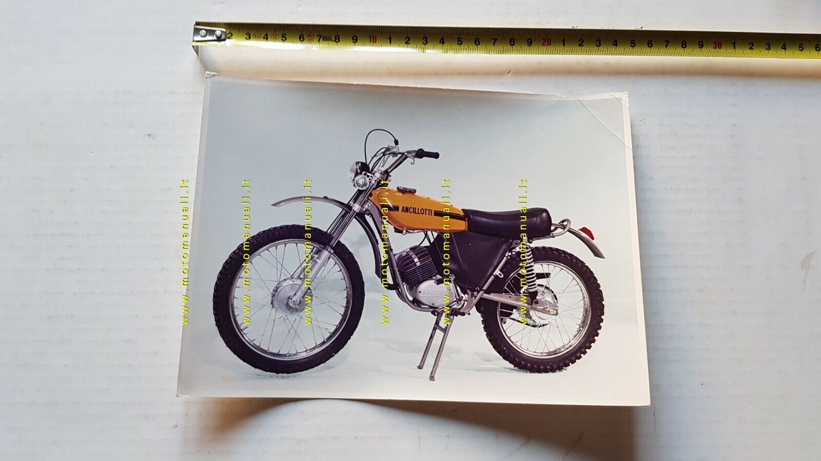 Ancillotti Scarab A 50 Regolarità Sachs 5V 1972-73 foto stampa moto no depliant 