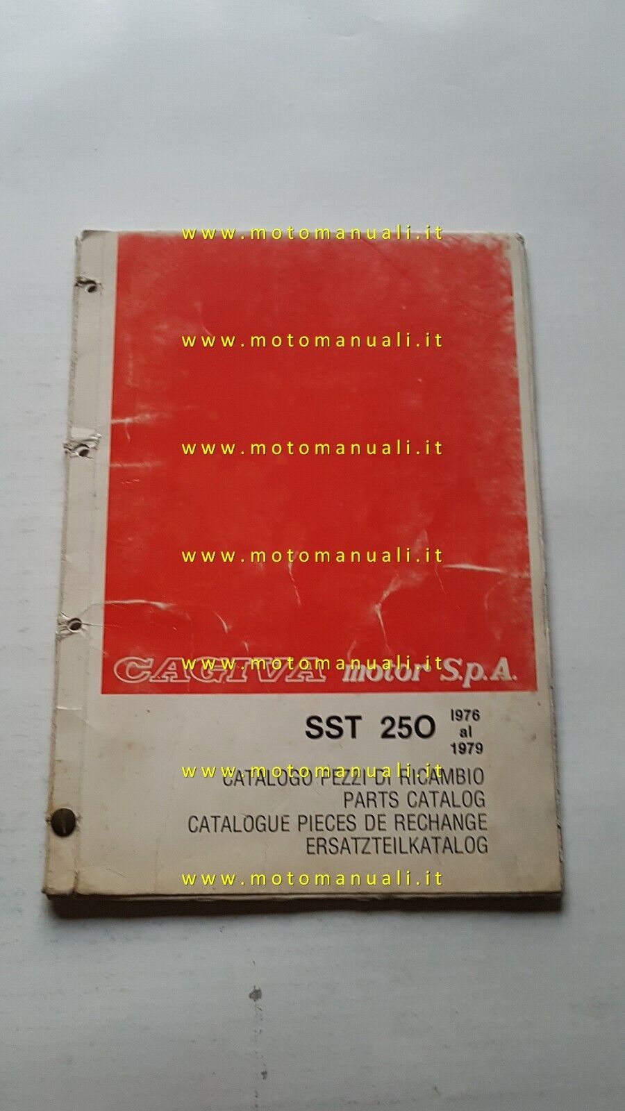  Cagiva-HD SST 250 1976-1979 catalogo ricambi originale SPARE PARTS CATALOGUE