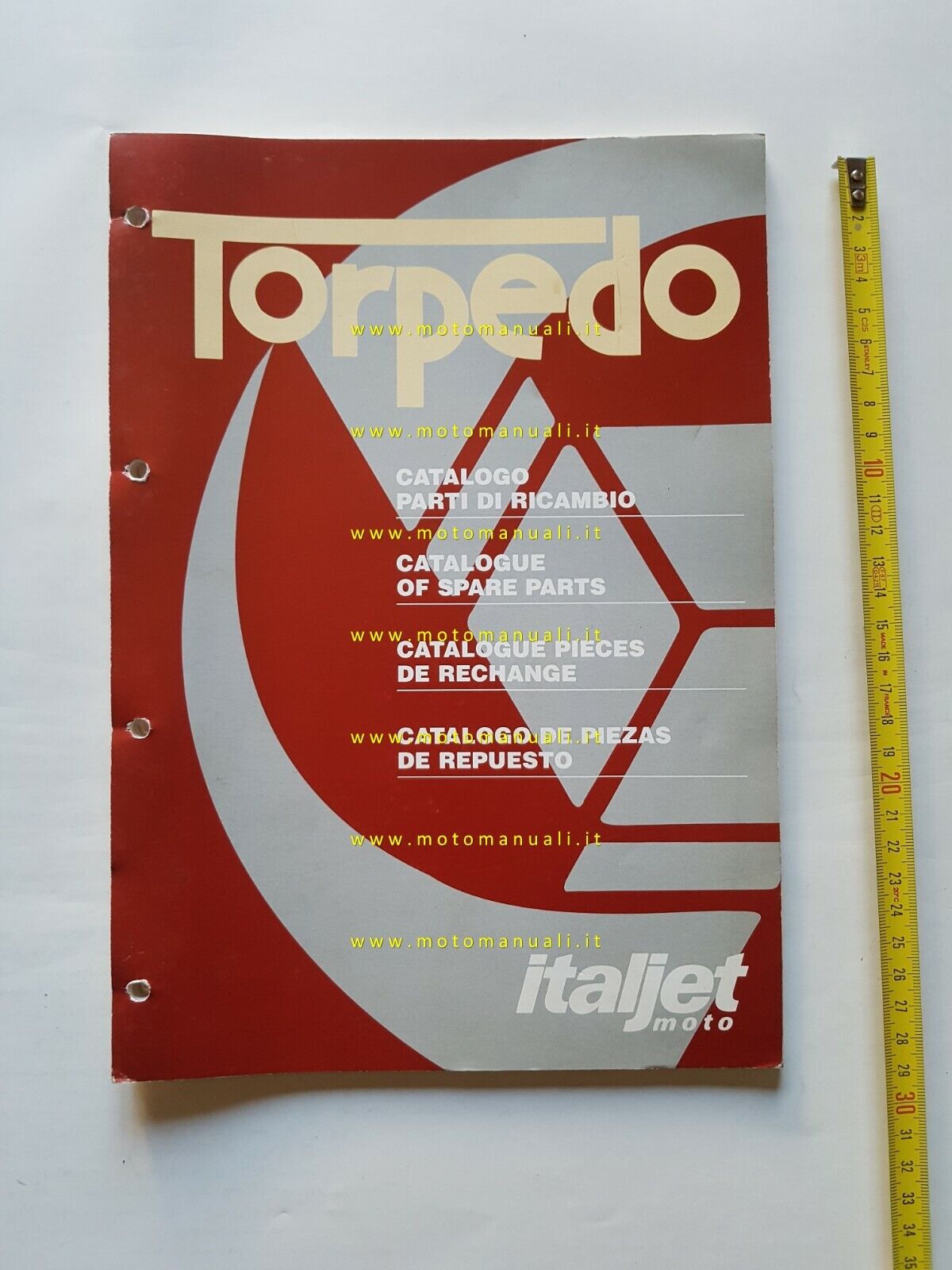 Italjet Torpedo 50 catalogo ricambi originale spare parts catalogue