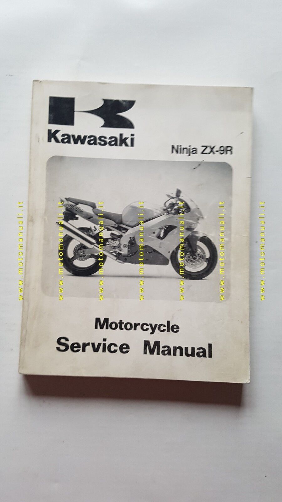 Kawasaki ZX-9R 1997-98 manuale officina INGLESE originale WORKSHOP MANUAL