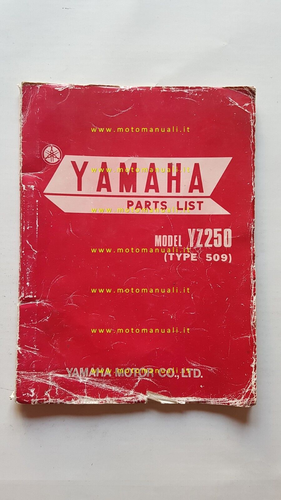 Yamaha YZ 250 1975 catalogo ricambi originale spare parts catalogue