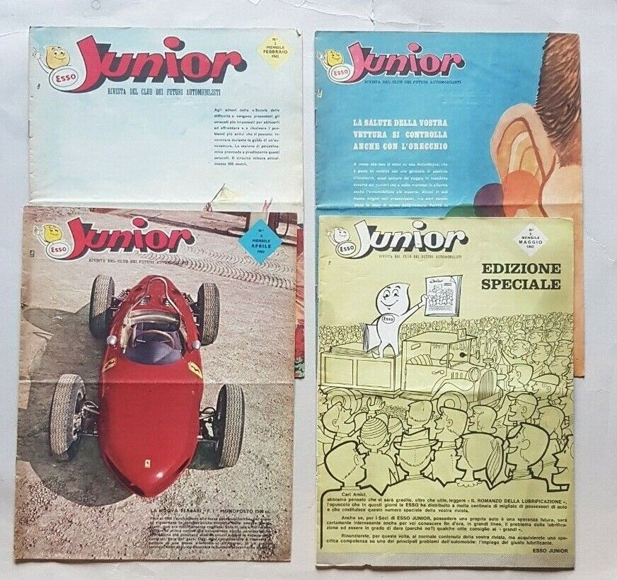 Esso Junior rivista lotto 17 fascicoli 1960-1963 