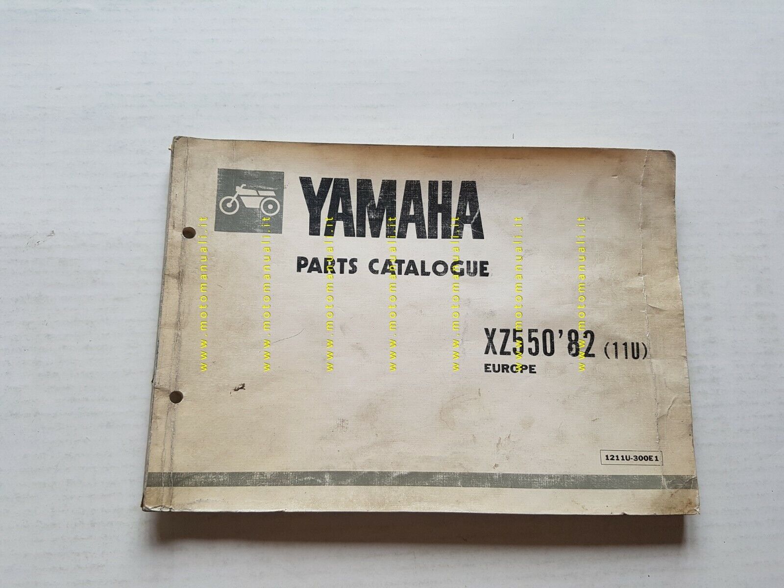 Yamaha XZ 550 1982 catalogo ricambi originale spare parts catalogue