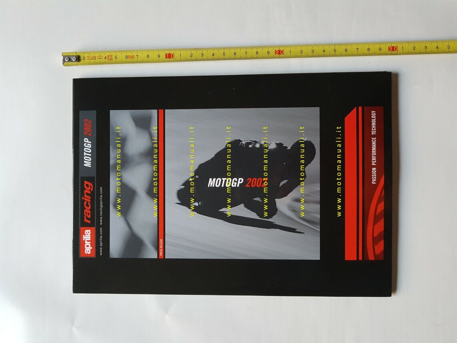 Aprilia Racing MotoGp 2002 cartella stampa originale press kit