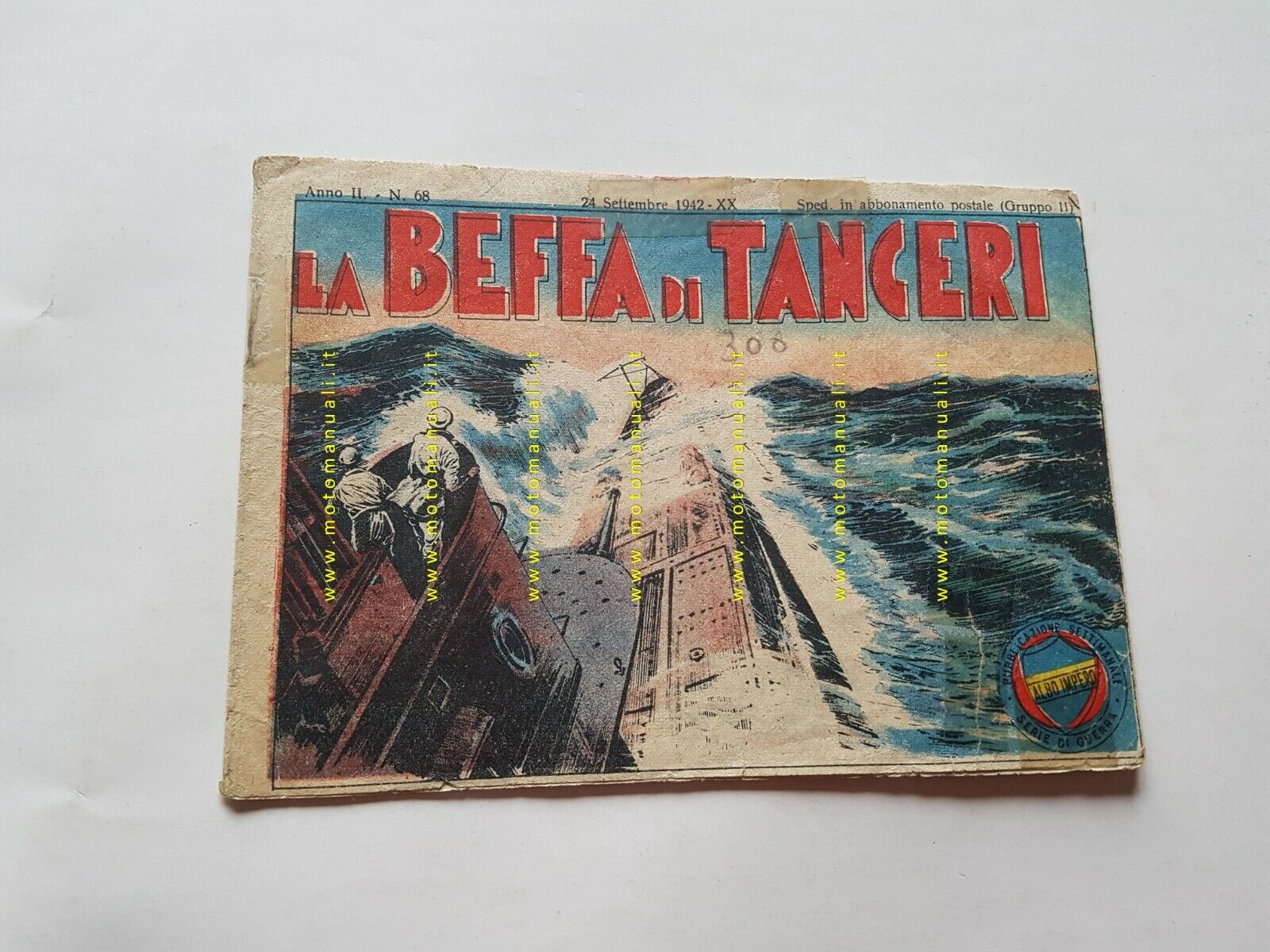 ALBO DELLA GLORIA 68 - LA BEFFA DI TANGERI - 1942 - EDITRICE IMPERO