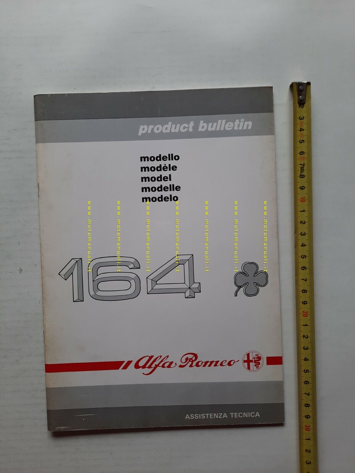 Alfa Romeo 164 Quadrifoglio 1990 Product Bulletin no depliant brochure 