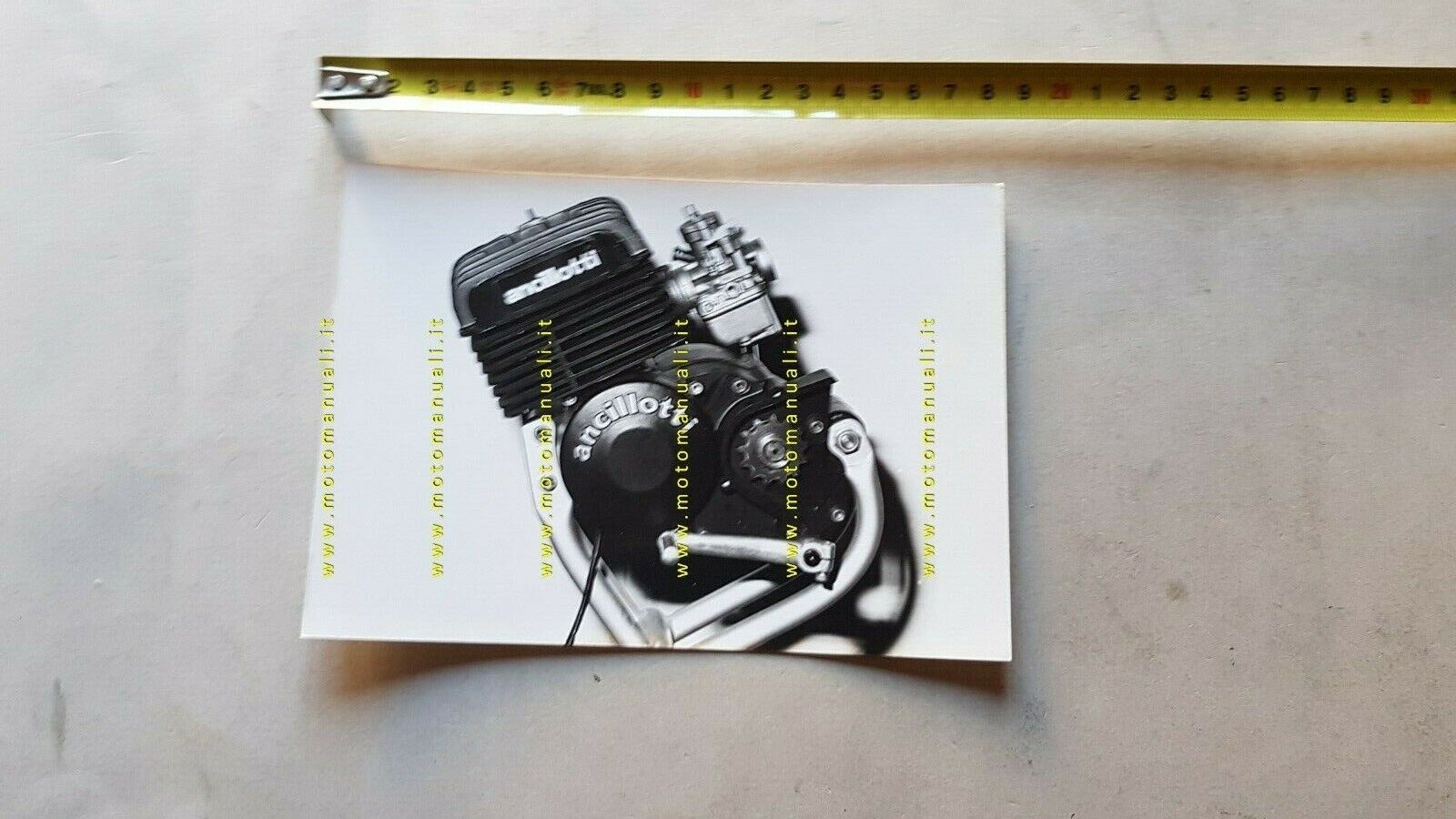 Ancillotti Motore 125 Prototipo 1978 foto cartella stampa moto no depliant 